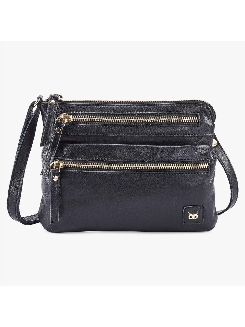 Wise Owl leather crossbody